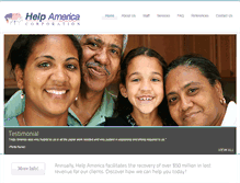 Tablet Screenshot of helpamericacorp.net